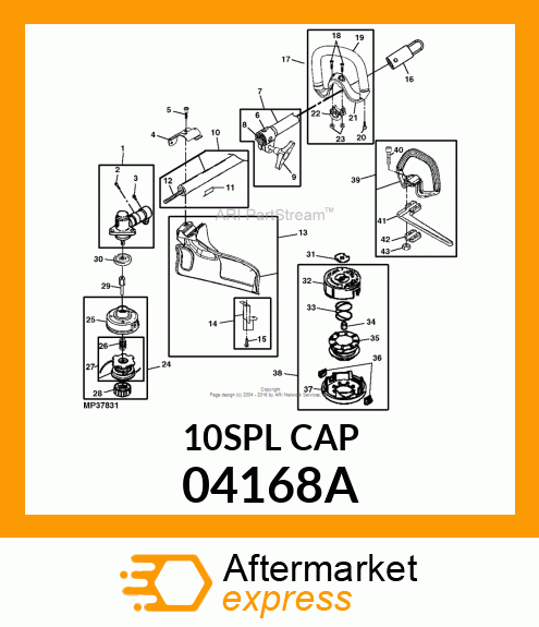 FLANGED WASHER(PKG) 04168A