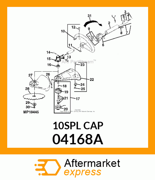 FLANGED WASHER(PKG) 04168A