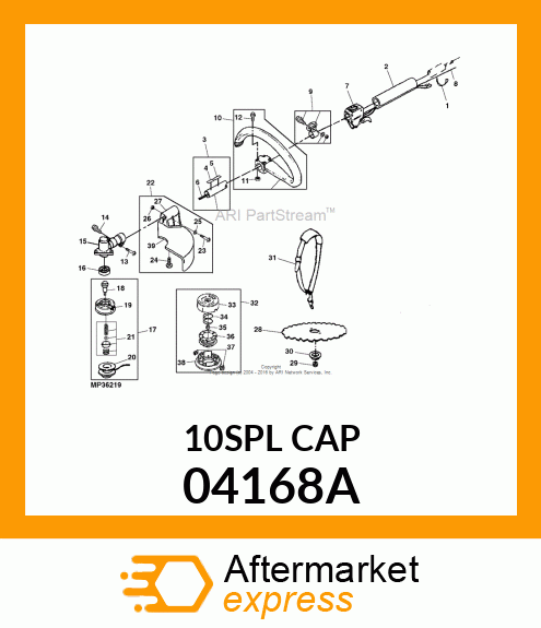 FLANGED WASHER(PKG) 04168A