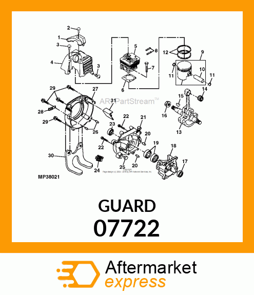 GUARD, PLUG 07722