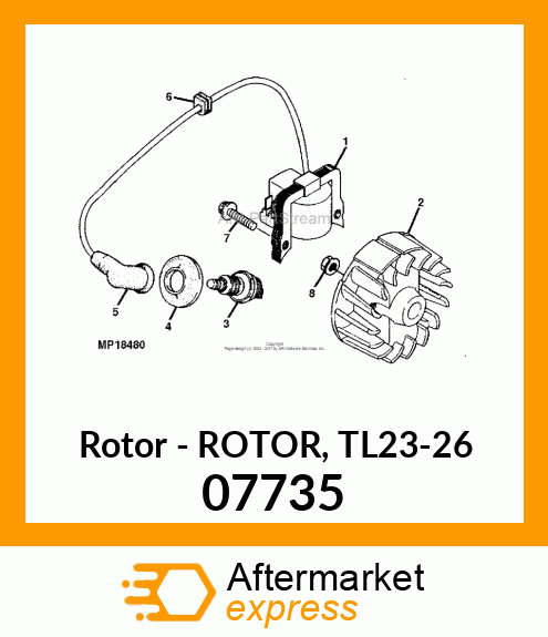 Rotor - ROTOR, TL23-26 07735