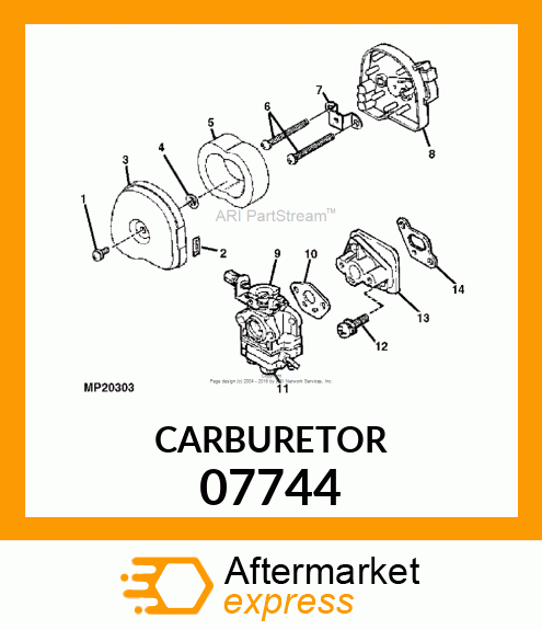 CARBURETOR 07744