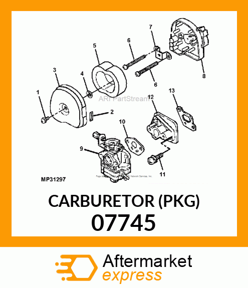 CARBURETOR (PKG) 07745