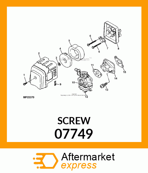 SCREW, M5X50 PHPNHD SEMS 07749