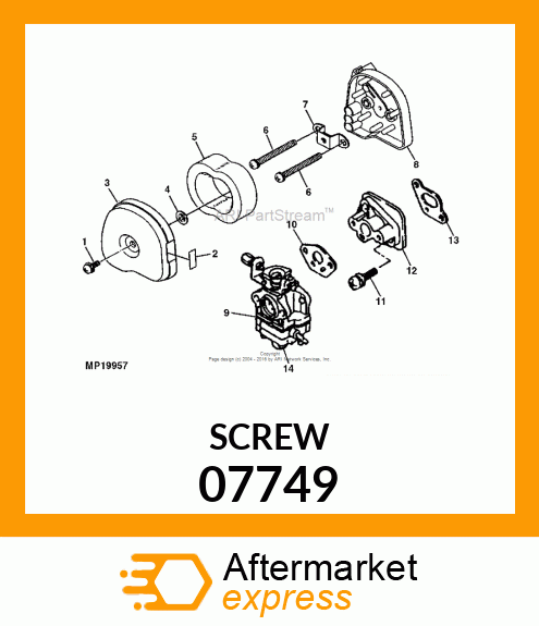 SCREW, M5X50 PHPNHD SEMS 07749