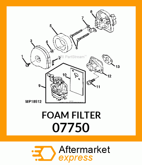 AIR FILTER 07750