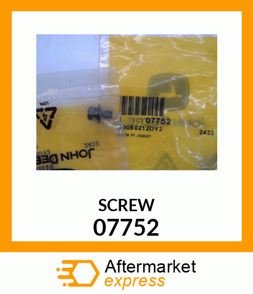 SCREW, M5X12 PHPNHD SEMS, BLK 07752