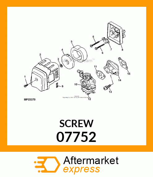 SCREW, M5X12 PHPNHD SEMS, BLK 07752