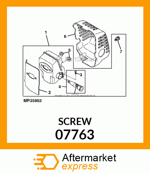 SCREW,M5X16 PHPNHD SEMS, BLK 07763