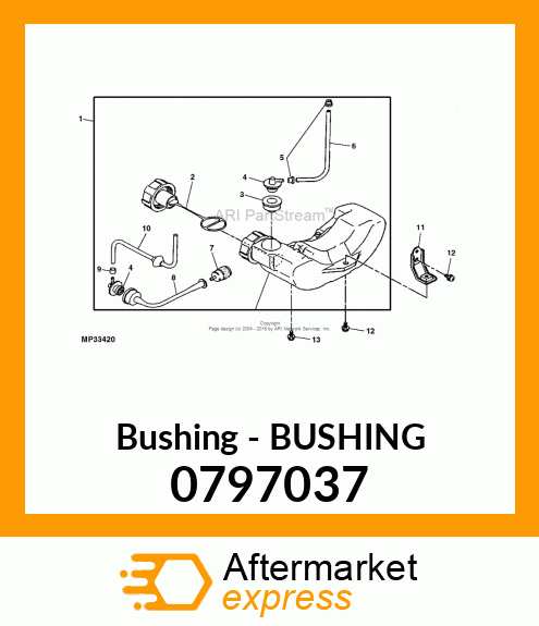 Bushing - BUSHING 0797037