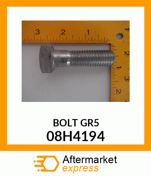 Spare part 08H4194 + BOLT, SQUARE HEAD