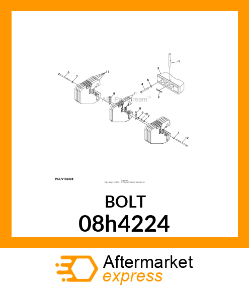 SCREW, HEX HEAD 08h4224