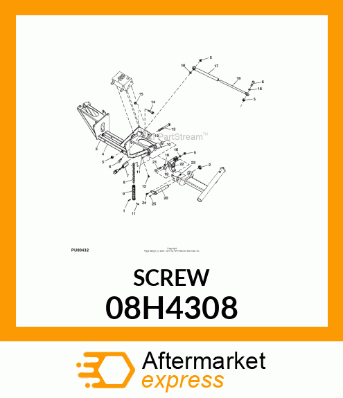 SCREW, HEX HEAD 08H4308