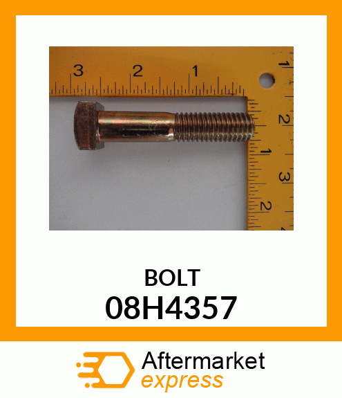 BOLT, SQUARE HEAD 08H4357