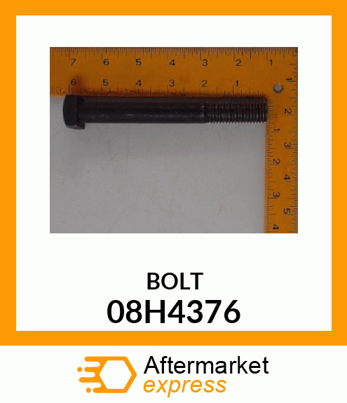 BOLT, SQUARE HEAD 08H4376