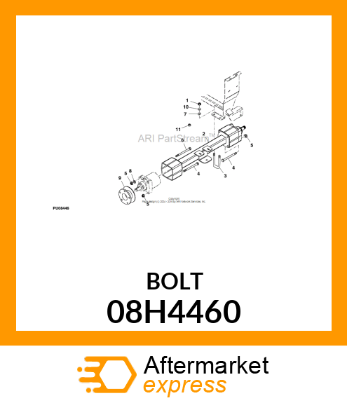 SCREW, HEX HEAD 08H4460