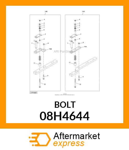 SCREW, HEX HEAD 08H4644