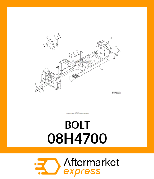 SCREW, HEX HEAD 08H4700