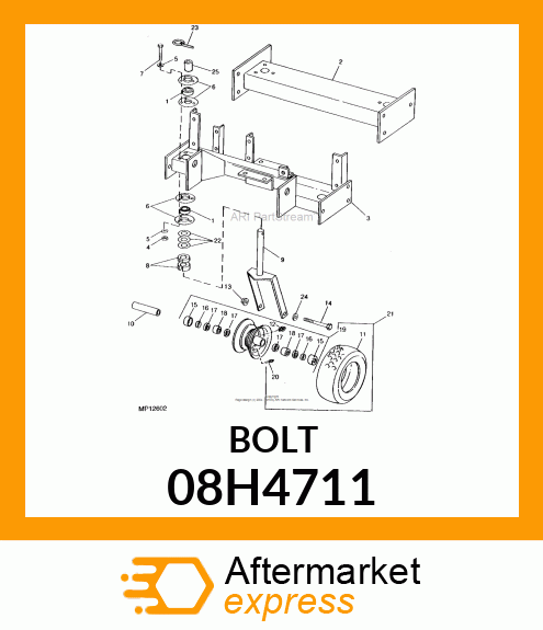 SCREW, HEX HEAD 08H4711