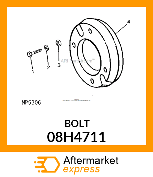 SCREW, HEX HEAD 08H4711