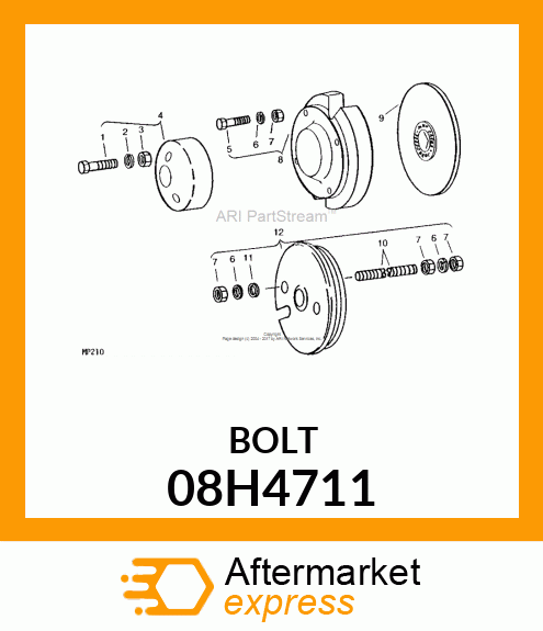 SCREW, HEX HEAD 08H4711