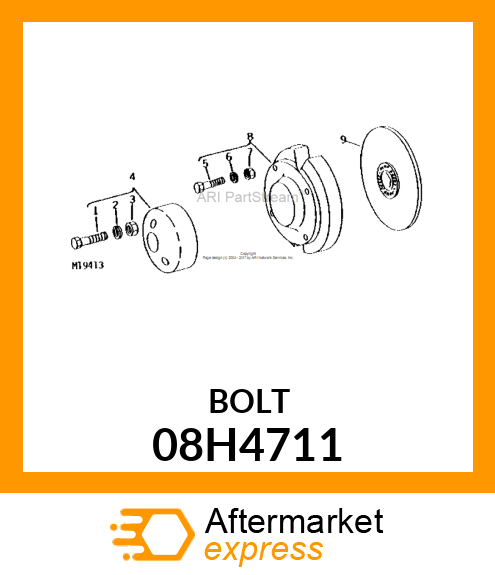 SCREW, HEX HEAD 08H4711