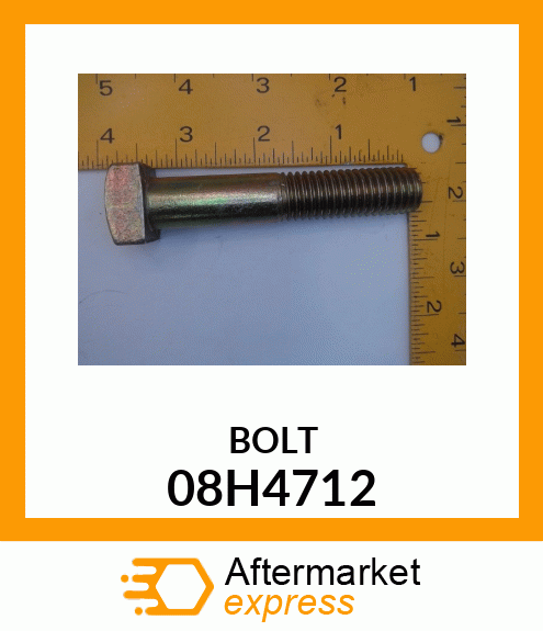 BOLT, SQUARE HEAD 08H4712