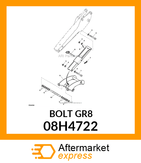 SCREW, HEX HEAD 08H4722