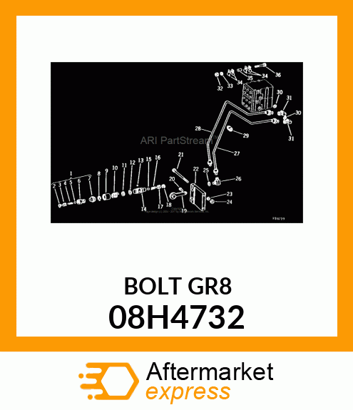 SCREW, HEX HEAD 08H4732