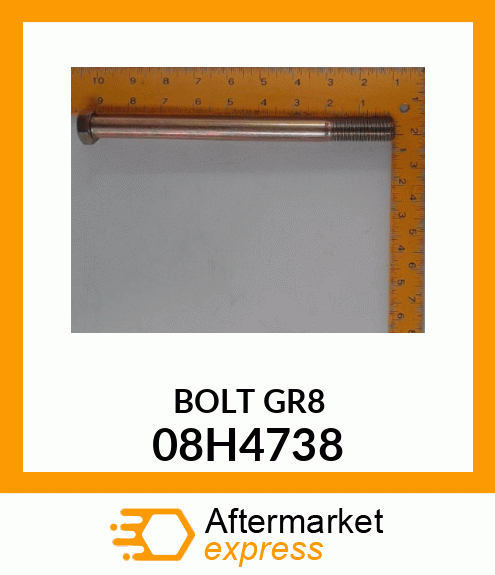 BOLT, HEX HEAD 08H4738