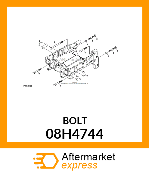 SCREW, HEX HEAD 08H4744