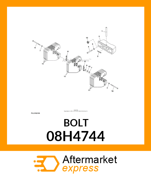 SCREW, HEX HEAD 08H4744