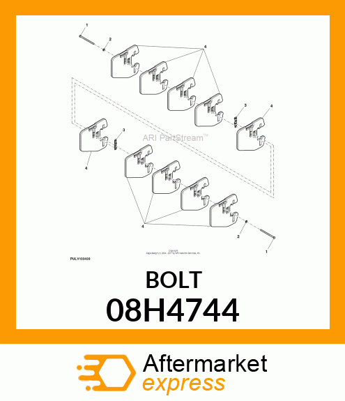 SCREW, HEX HEAD 08H4744