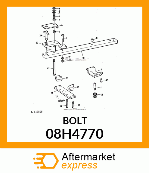 SCREW, HEX HEAD 08H4770