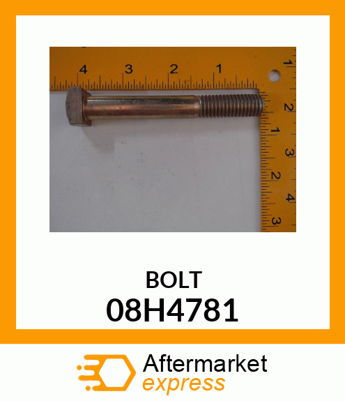 BOLT, SQUARE HEAD 08H4781