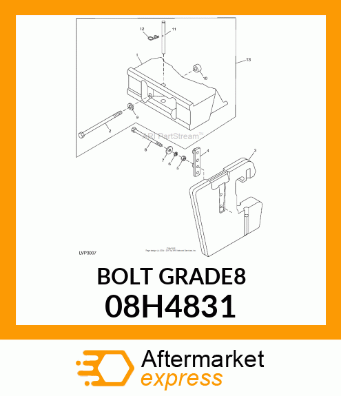 SCREW, HEX HEAD 08H4831