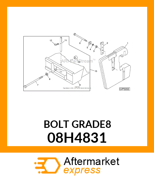 SCREW, HEX HEAD 08H4831