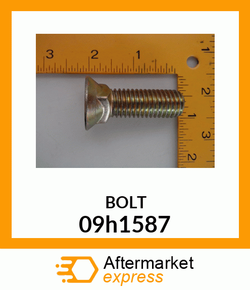 BOLT, PLOW, NO. 3 REPAIR HEAD 09h1587