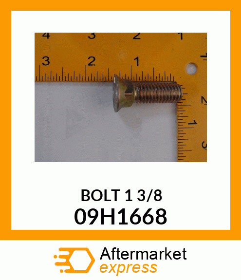 BOLT, PLOW, NO. 3 REGULAR HEAD 09H1668