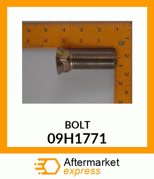 BOLT, PLOW, NO. 3 REGULAR HEAD 09H1771