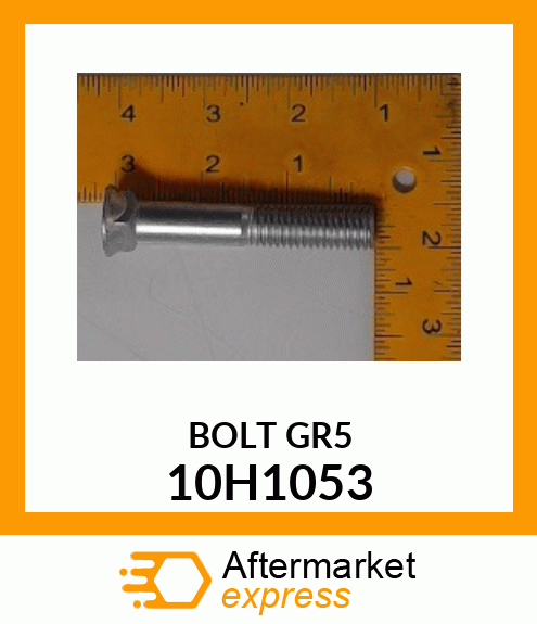 BOLT, PLOW, NO. 3 REPAIR HEAD 10H1053