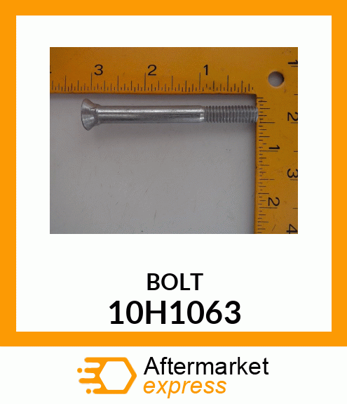 BOLT, PLOW, NO. 3 REPAIR HEAD 10H1063