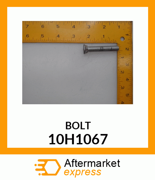 BOLT, PLOW, NO. 3 REPAIR HEAD 10H1067