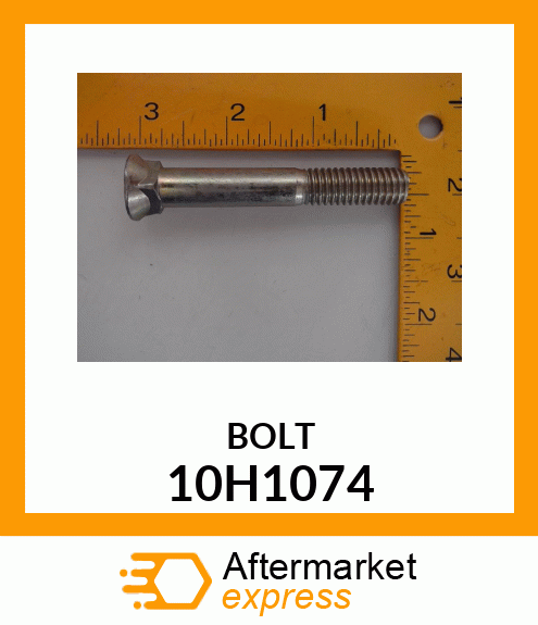 BOLT, PLOW, NO. 3 REPAIR HEAD 10H1074