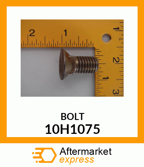 BOLT, PLOW, NO. 3 REPAIR HEAD 10H1075