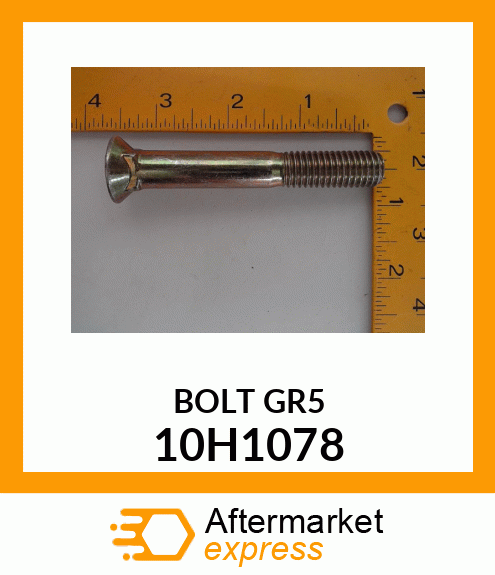 BOLT, PLOW, NO. 3 REPAIR HEAD 10H1078