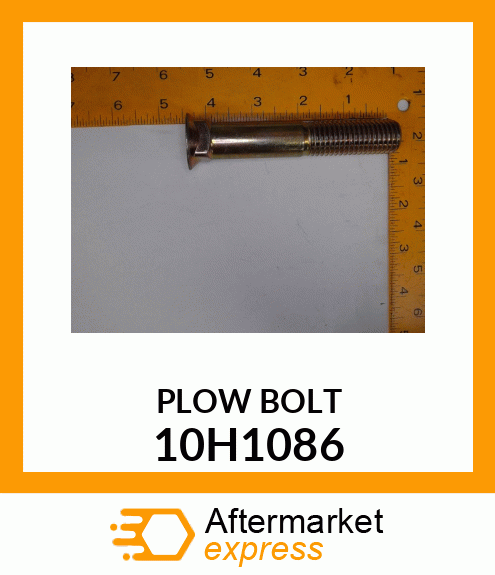 BOLT, PLOW, NO. 3 REPAIR HEAD 10H1086