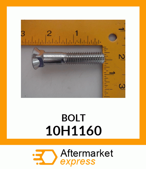 BOLT, PLOW, NO. 3 REPAIR HEAD 10H1160