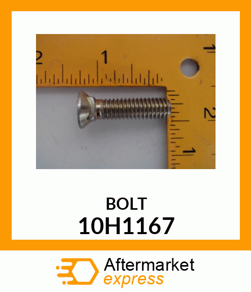 BOLT, PLOW, NO. 3 REPAIR HEAD 10H1167