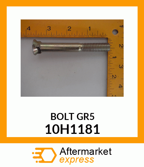 BOLT, PLOW, NO. 3 REPAIR HEAD 10H1181